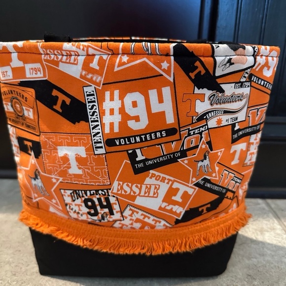 University of Tennessee Vols Orange and Black Tote Bag - Picture 2 of 6